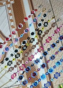 Handmade Beaded Flower Bracelets
