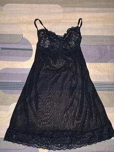 Blue Lace Nightgown Babydoll
