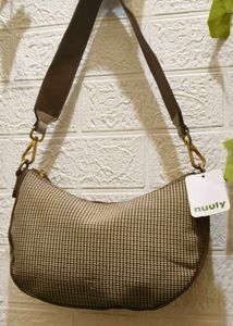 Vintage Houndstooth Shoulder Bag