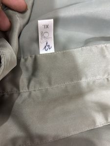 Elegant Olive Satin Shirt