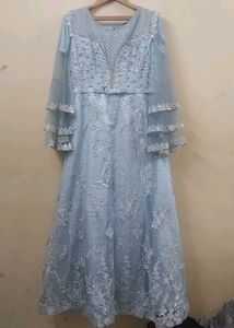 Stunning Blue Embellished Gown