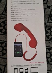 Retro Phone Handset for Smartphones