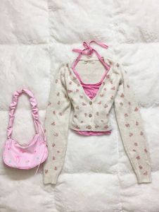 Coquette Floral Print Cardigan