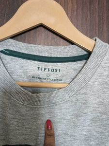 Tiffosi Grey Crewneck Sweatshirt