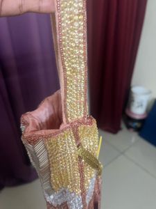 Vintage Beaded Fringe Clutch