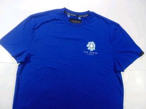 Ted Baker iiMqen's Royal Blue Graphic T-Shirt