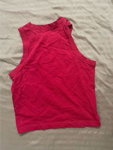 Red "Fragile" Graphic Tank Top