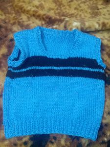 Half Sleeves Woolen Top For 0-3 Months Baby