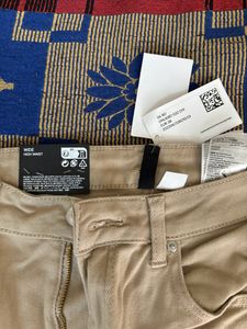 H&amp;M High Waist Trouser/Jeans - (khaki)