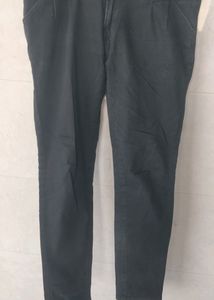 Black Cotton Pant