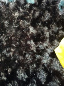 Black &amp; Yellow Warm Fuzzy Kurta Set