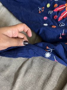 Navy Blue Color Top