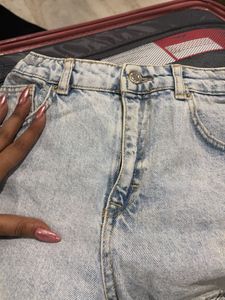 Light Wash Denim Shorts
