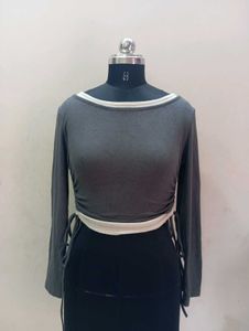 Trendy Crop Top - Long Sleeve
