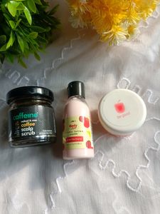 Scalp Scrub+Body Lotion+Cleansing Balm Combo
