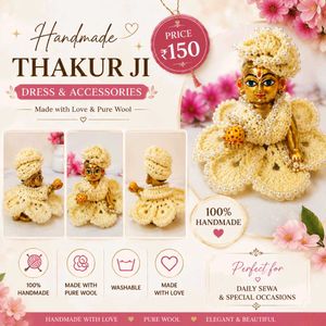Crocheted Flower Hair Clips with Pearls