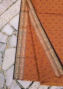 Orange BANARSI SILK SUIT