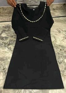 Elegant Black🖤 Kurta Pant Set