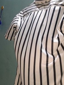Men's Striped Short Sleeve Shirt