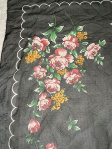 Floral Print Scarf/Dupatta