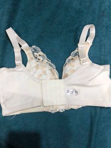 Elegant Embroidered Lace Bra