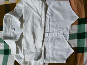 white crop shirt