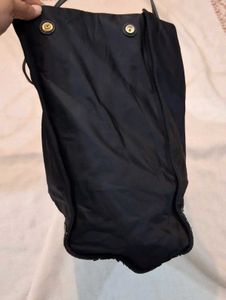 Tory Burch Black Nylon Tote Bag