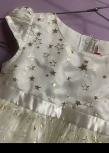 New Sparkly Star Dress frock 6 to 12 months