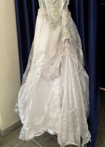 Stunning white halter neck gown
