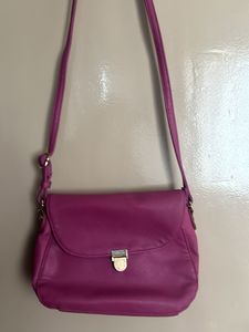 Caprese Chic Pink Crossbody Bag