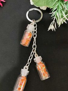 Sparkly Jar Keychain Set