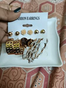 Fashion Earrings Set pack of 6
