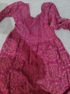 Chic Magenta Tiered Maxi Dress