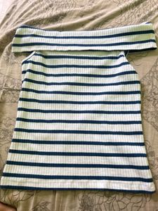 Striped Off-Shoulder Top