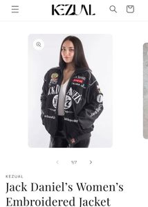 KEZUAL Jack Daniel's Embroidered Jacket