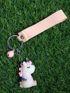 Cute Unicorn 🦄 Long Key Chain With Strap