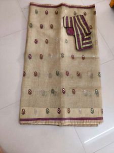 Pretty saree with blouse