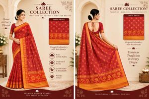 Sungudi cotton saree