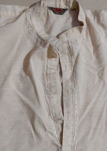 Cream Kurta For Men✅
