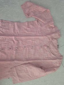 Peach Embroidered Kurta