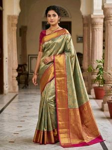 Elegant dharmmvaram pattu Silk Saree