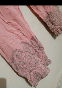 Peach Colour Kurti Plazzo Set 😍💓 Price Drop!!