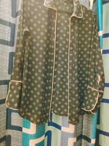 Black Unused Printed Shirt