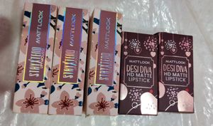 Mattlook Lipsticks - Set of 5