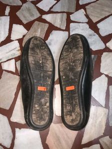 Classic Black Leather Loafers