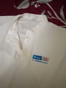 White Busy Business Shirt