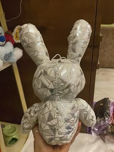 Sparkly Geometric Bunny Plush