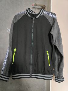 Hubberlhom Color lock Zip Front Sweatshirt