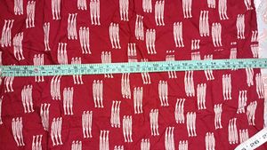 Maroon Printed Cotton Kurta