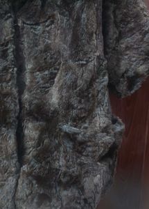 Vintage Faux Fur Short Sleeve Jacket